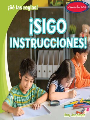 cover image of ¡Sigo instrucciones!